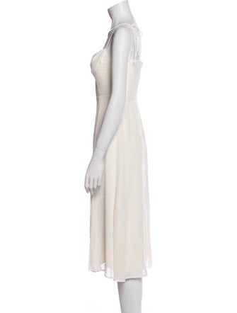 Reformation Square Neckline Midi Length Dress