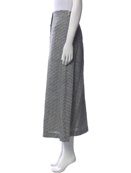 Reformation Plaid Print Midi Length Skirt