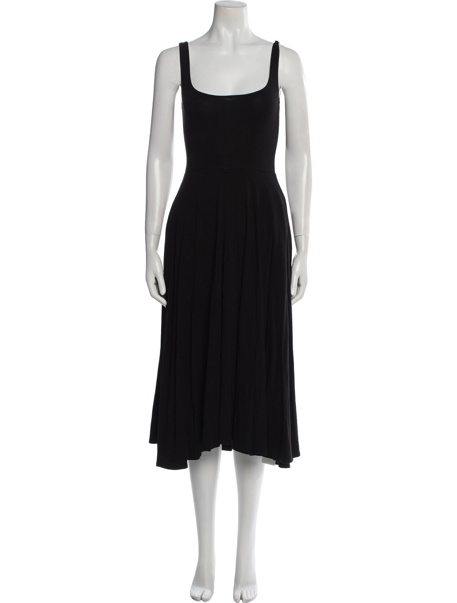 Reformation Scoop Neck Midi Length Dress