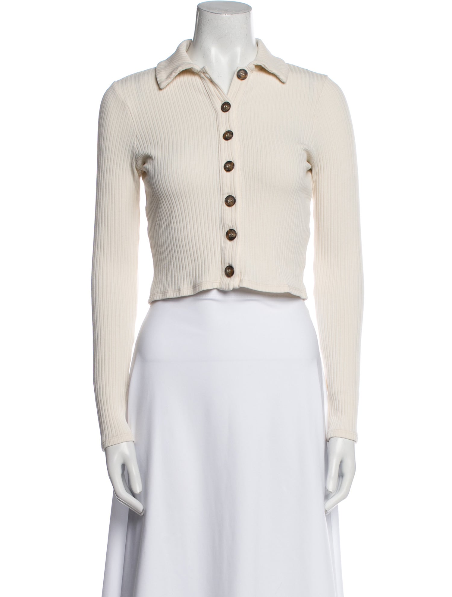 Reformation Long Sleeve Crop Top