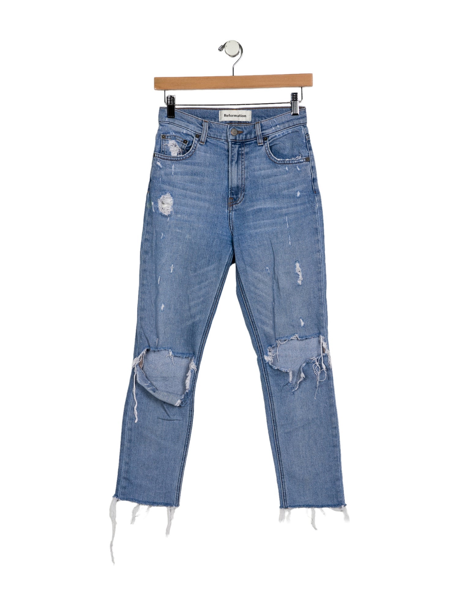 Reformation Mid-Rise Skinny Leg Jeans