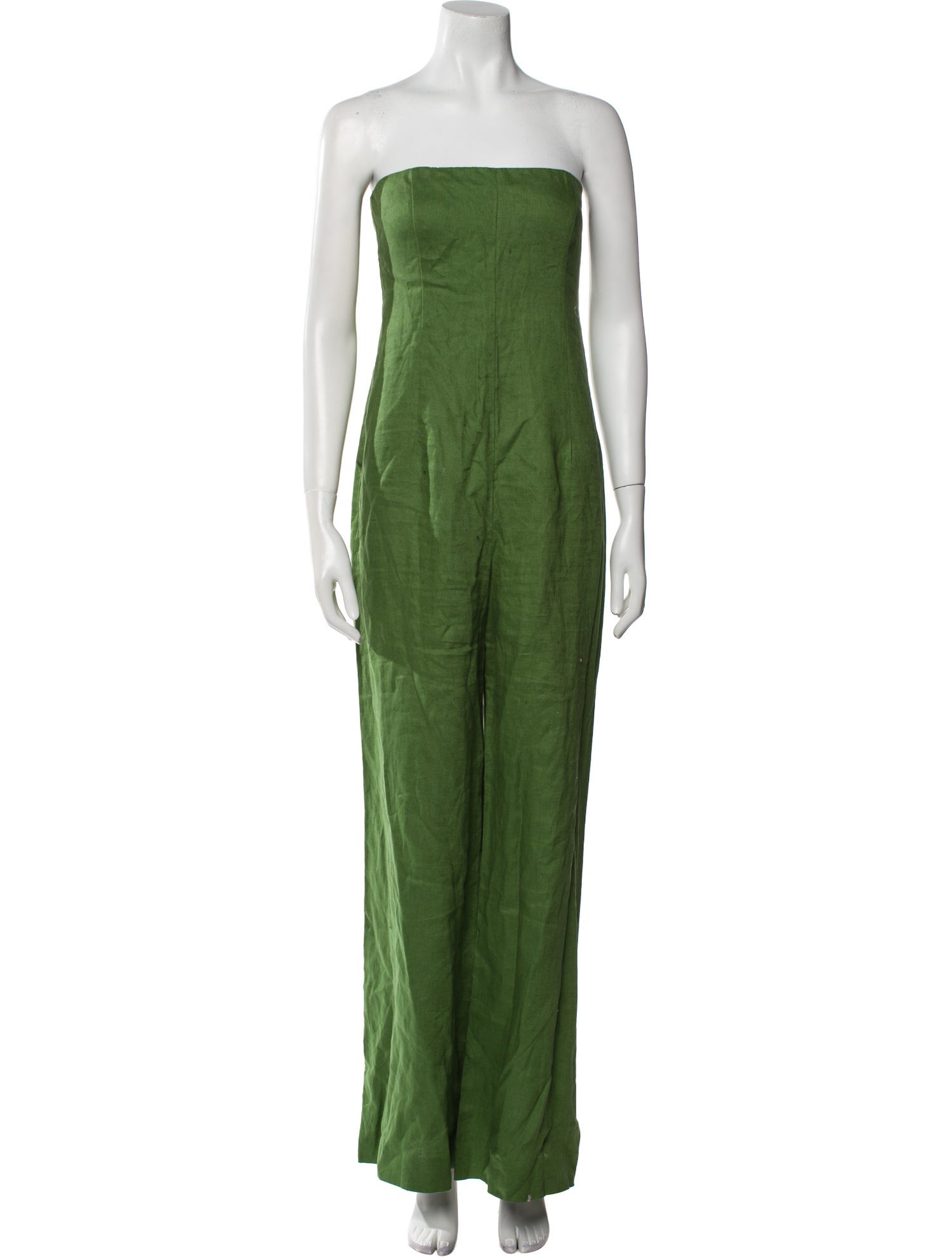Reformation Linen Strapless Jumpsuit