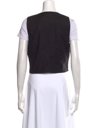 Reformation V-Neck Short Sleeve Crop Top