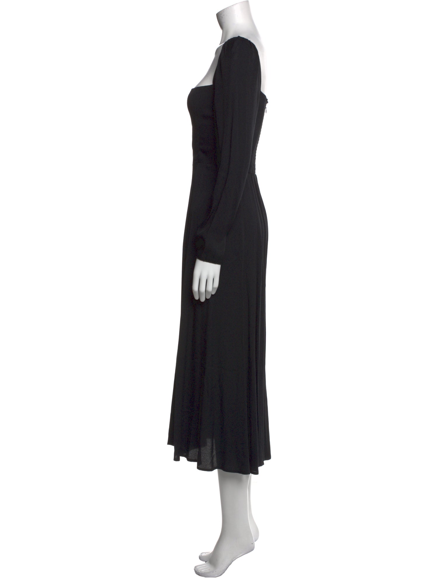 Reformation Square Neckline Long Dress