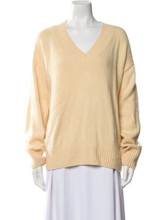 Reformation Cashmere V-Neck Sweater