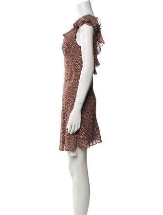 Reformation Polka Dot Print Mini Dress