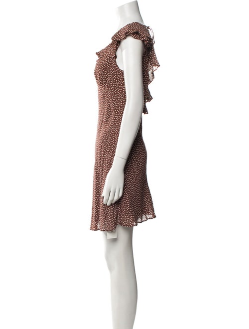 Reformation Polka Dot Print Mini Dress