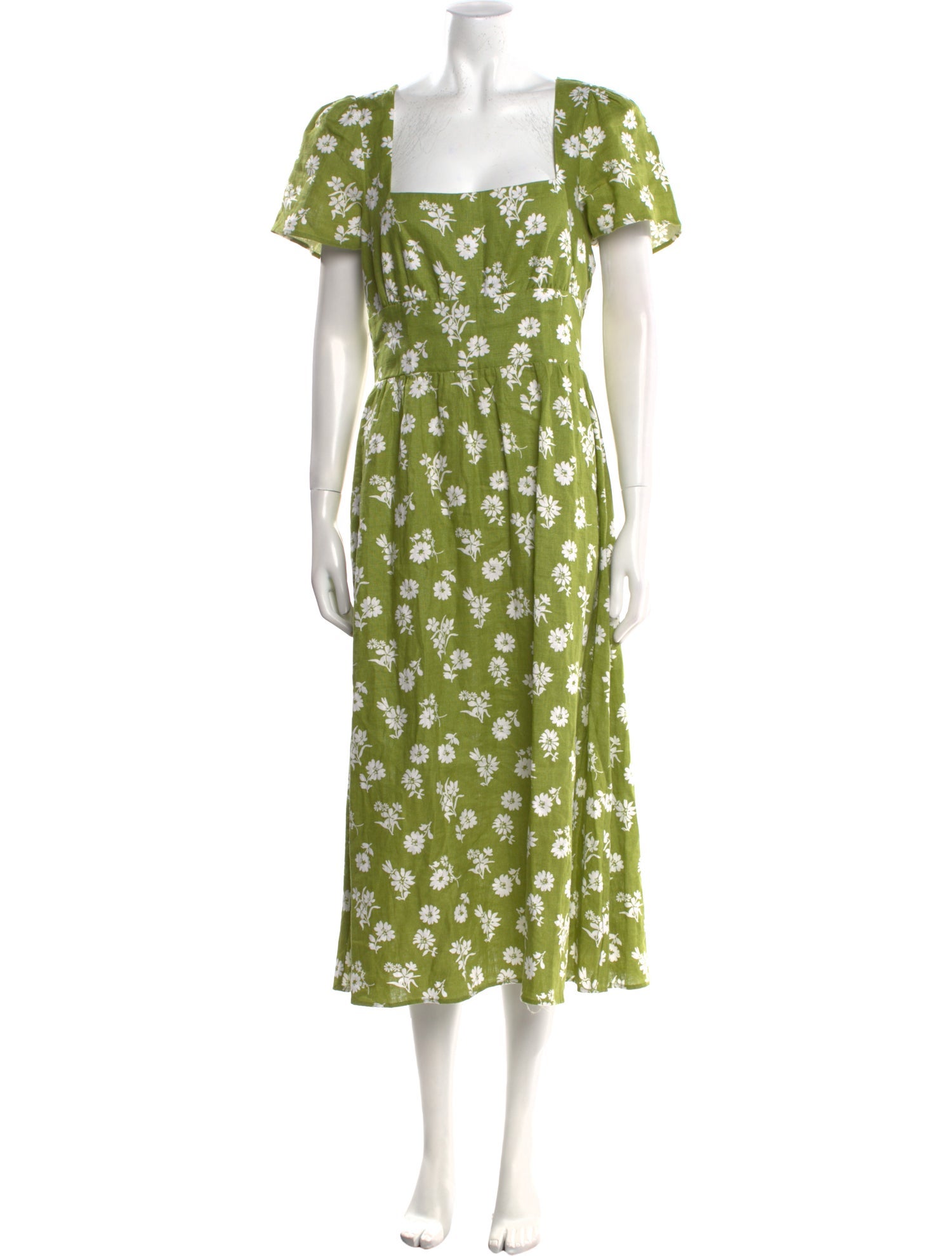 Reformation Linen Long Dress