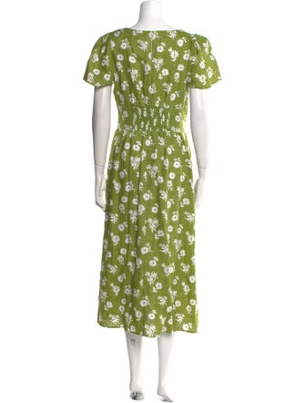 Reformation Linen Long Dress