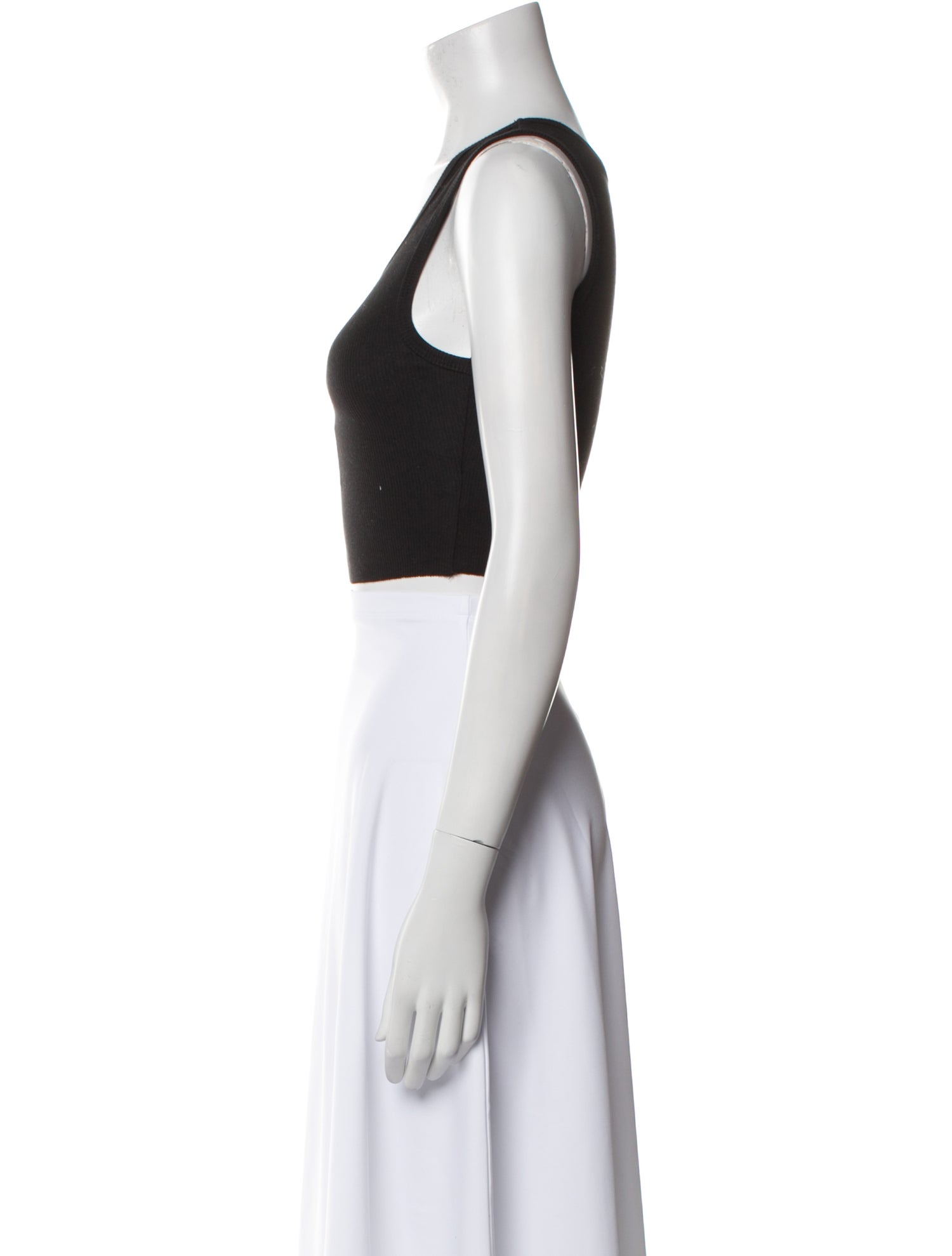 Reformation Scoop Neck Sleeveless Crop Top