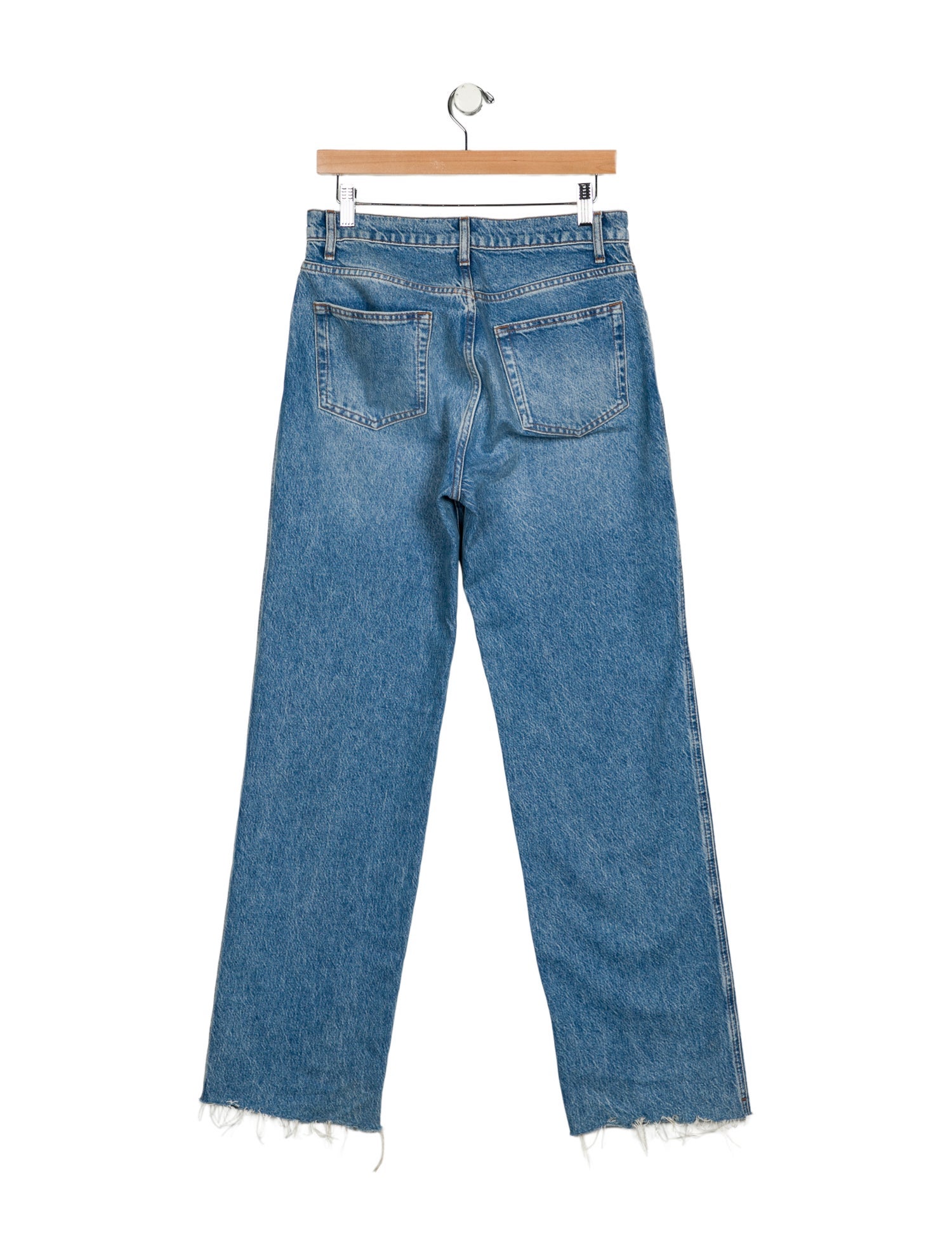 Reformation Mid-Rise Straight Leg Jeans