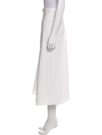 Reformation Ruffle Embellishment Midi Length Skirt