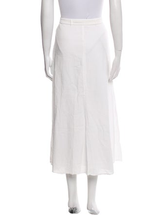 Reformation Ruffle Embellishment Midi Length Skirt