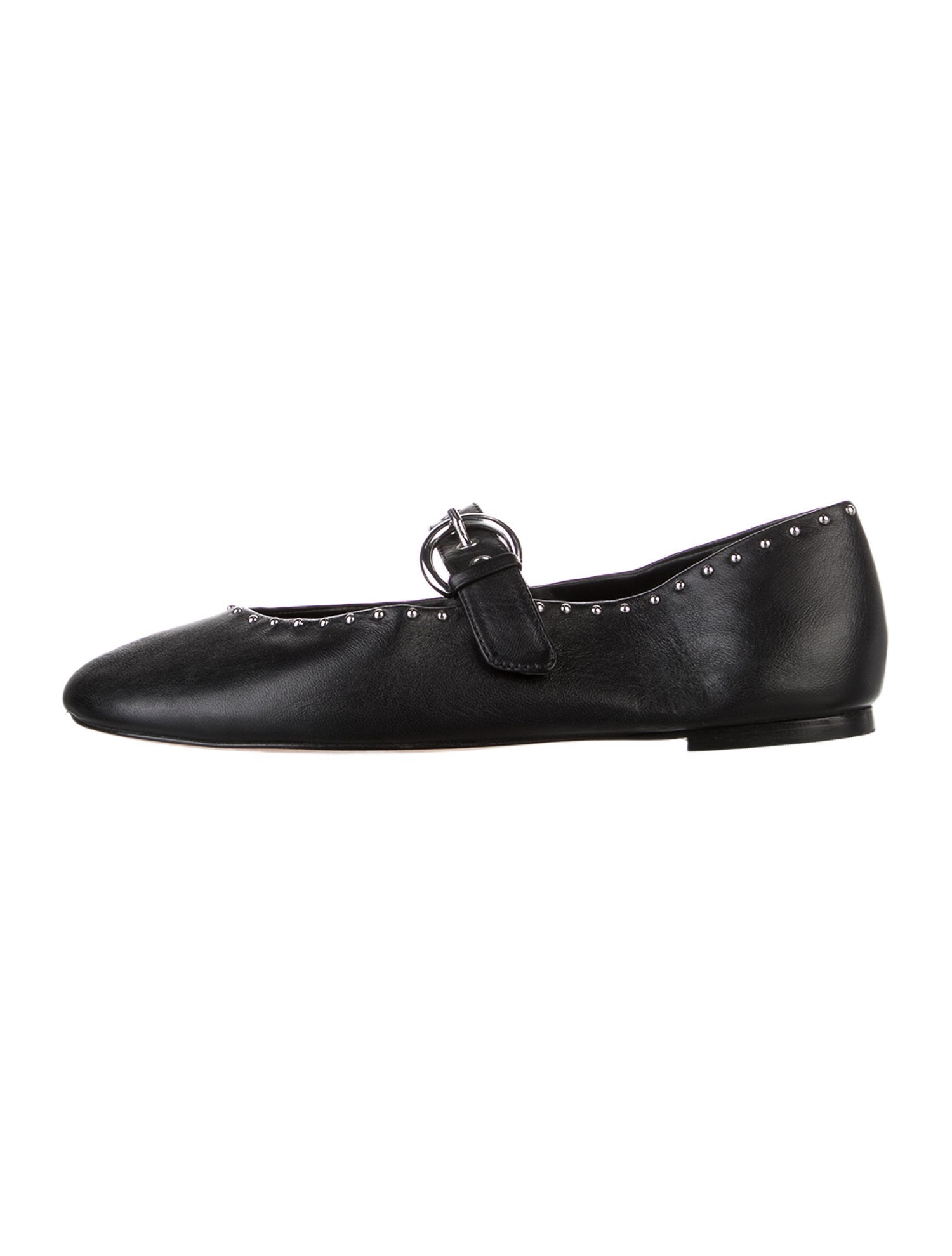 Reformation Leather Mary Jane Flats