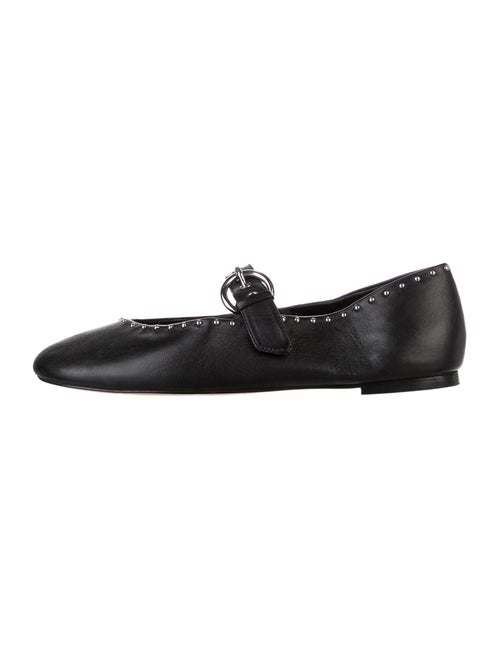 Reformation Leather Mary Jane Flats
