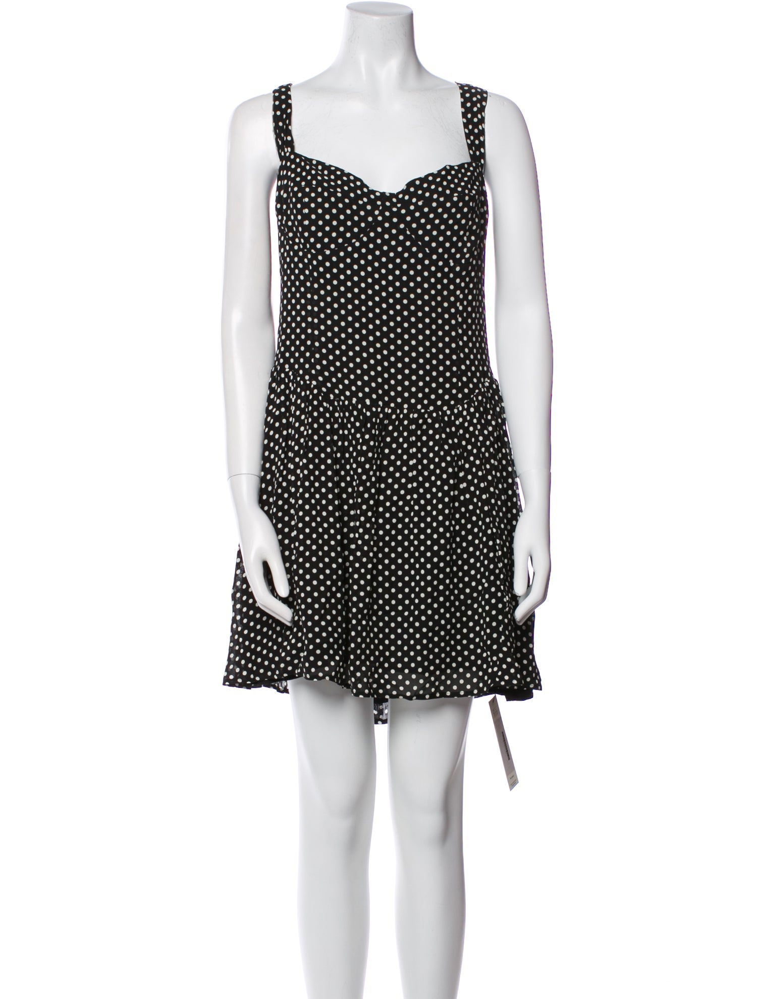 Reformation Polka Dot Print Mini Dress