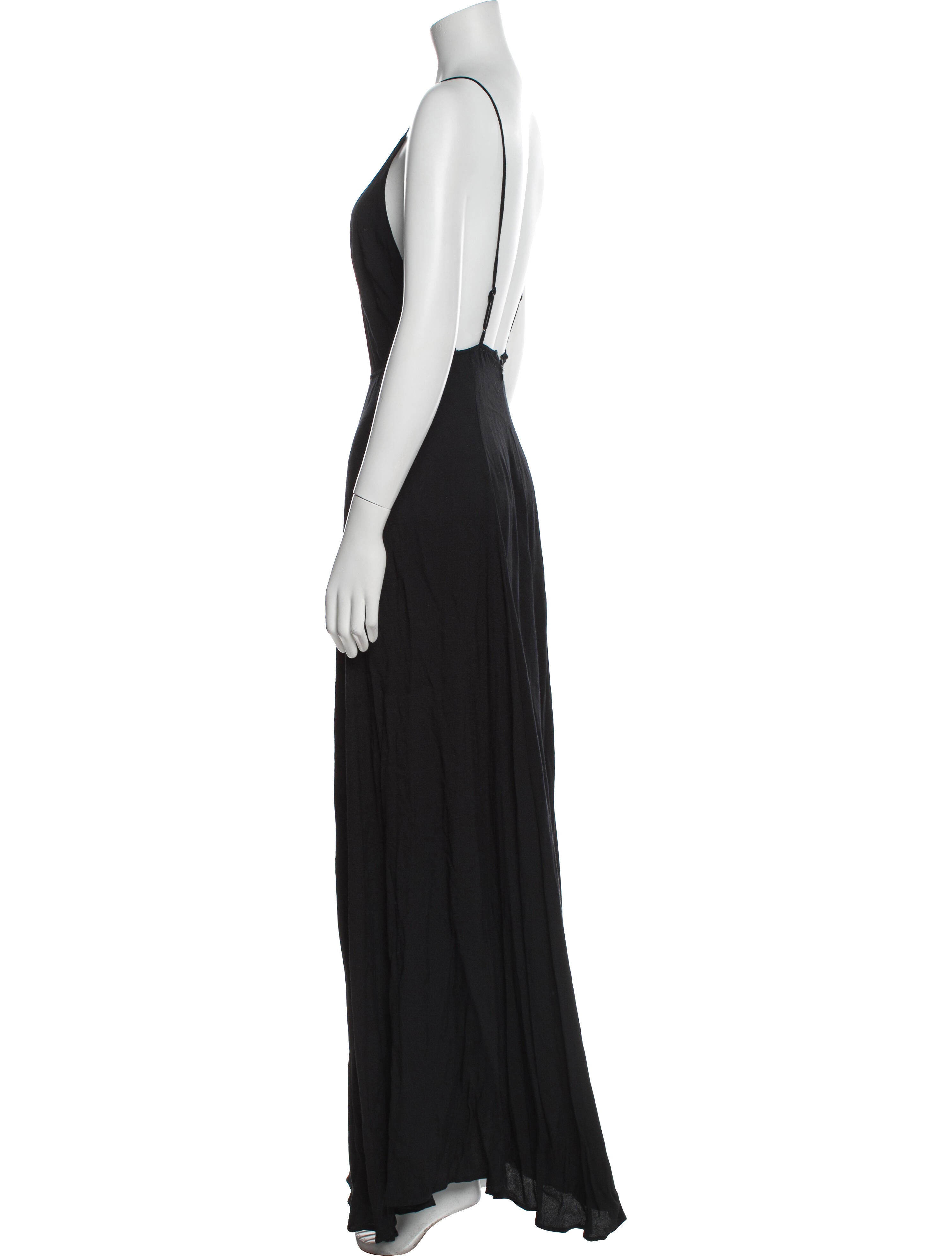 Reformation Square Neckline Long Dress
