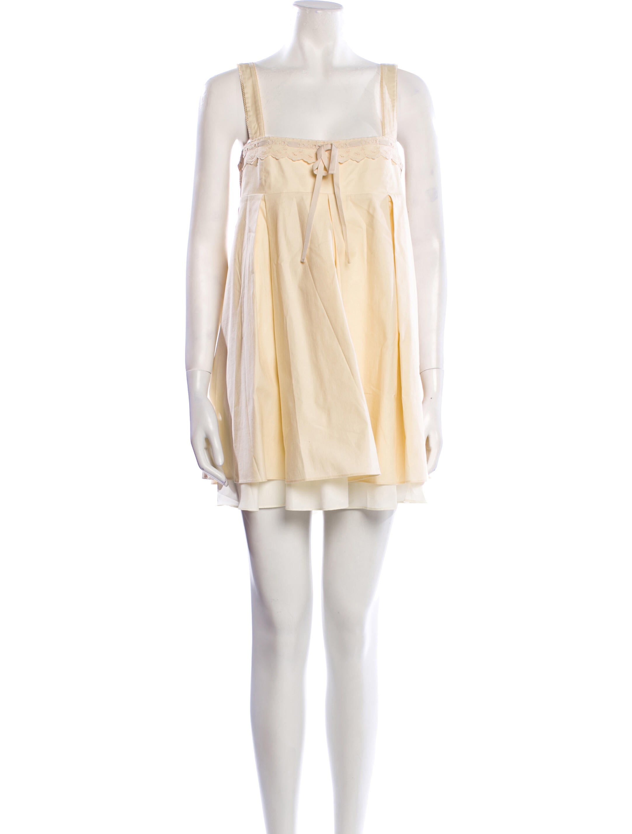 Reformation Square Neckline Mini Dress