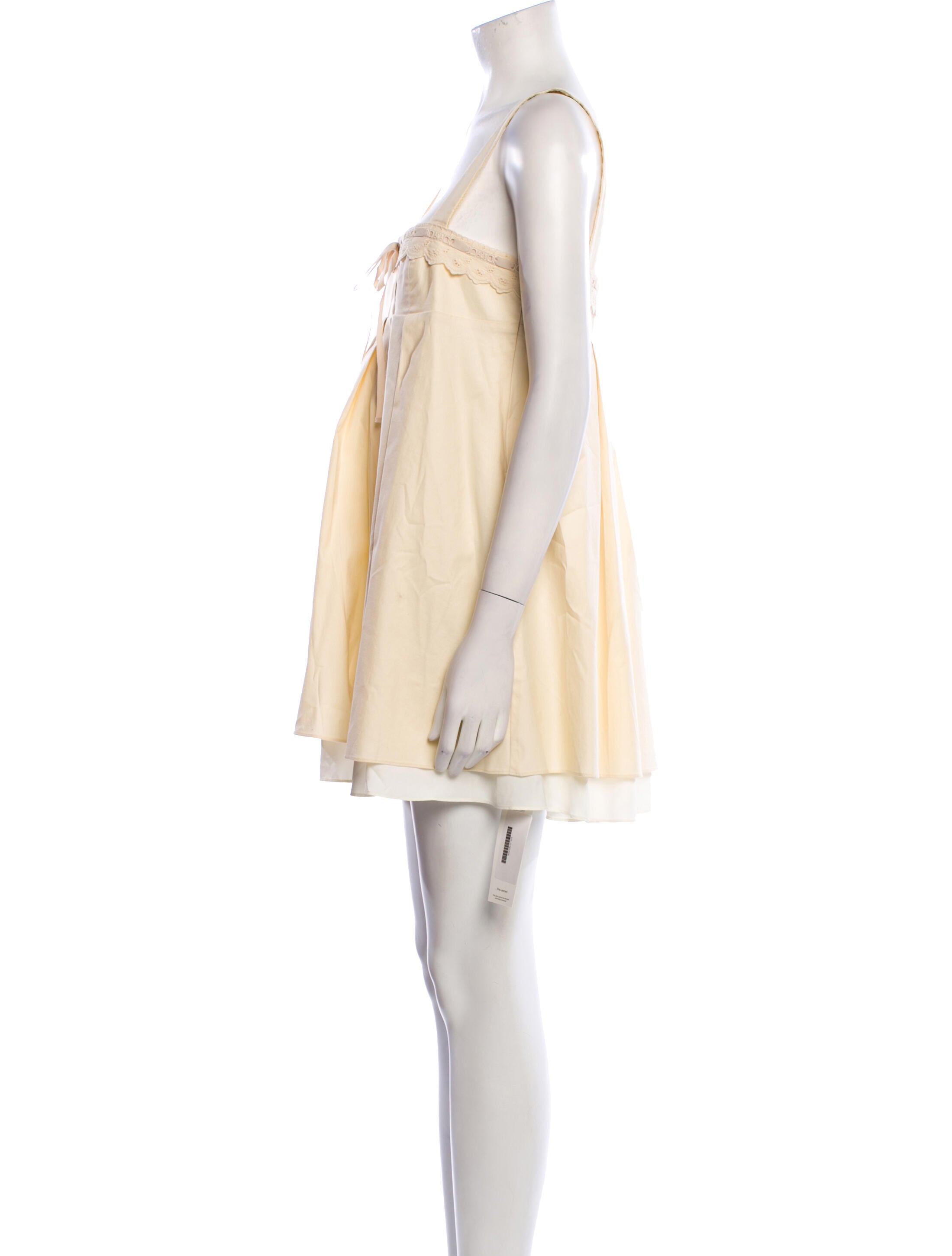 Reformation Square Neckline Mini Dress