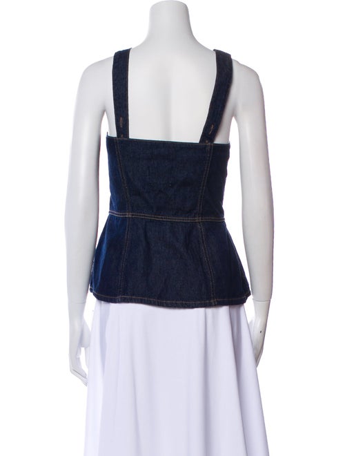 Reformation Square Neckline Sleeveless Top