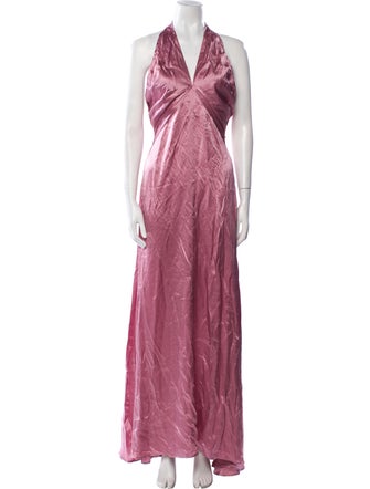 Reformation Silk Long Dress