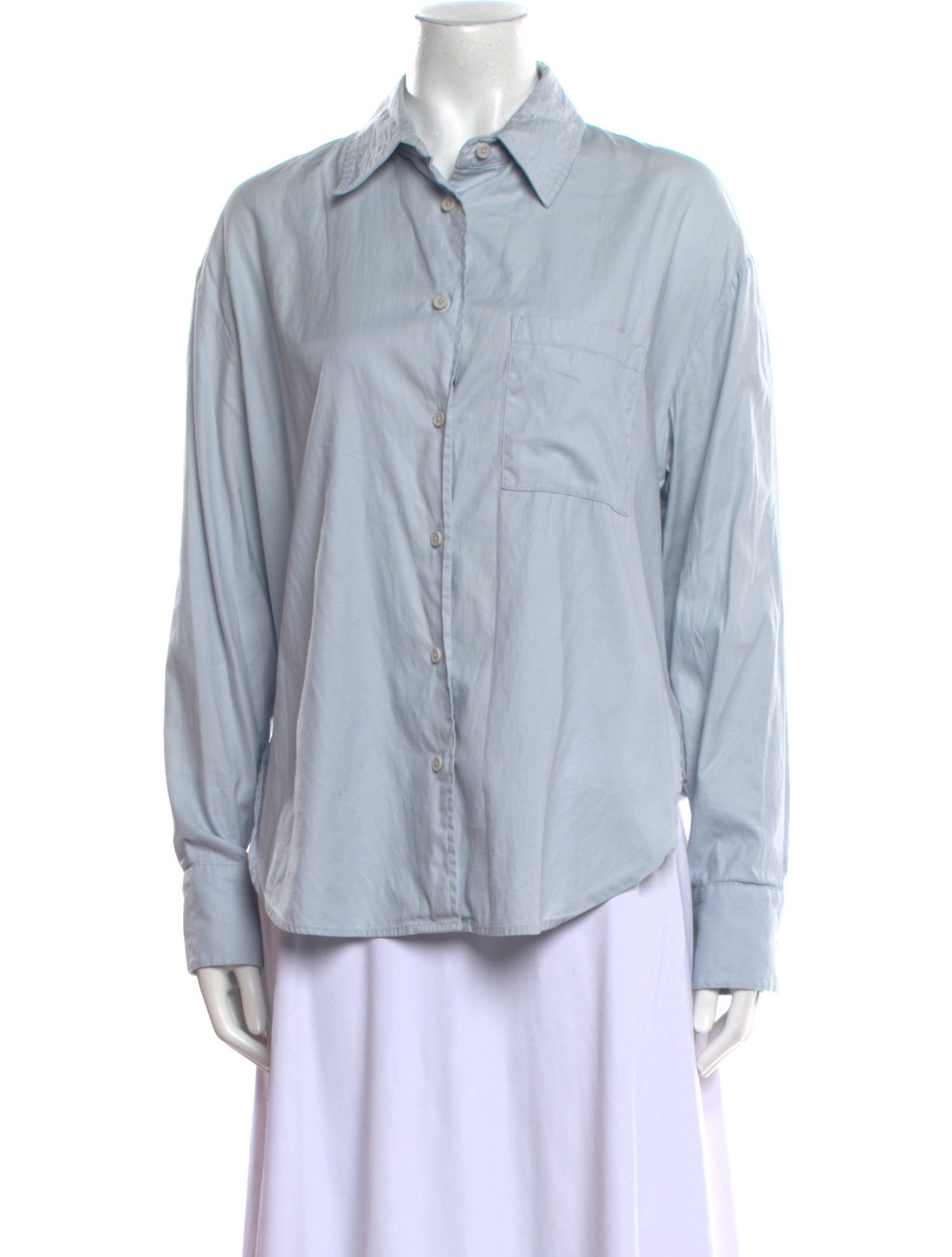Reformation Long Sleeve Button-Up Top
