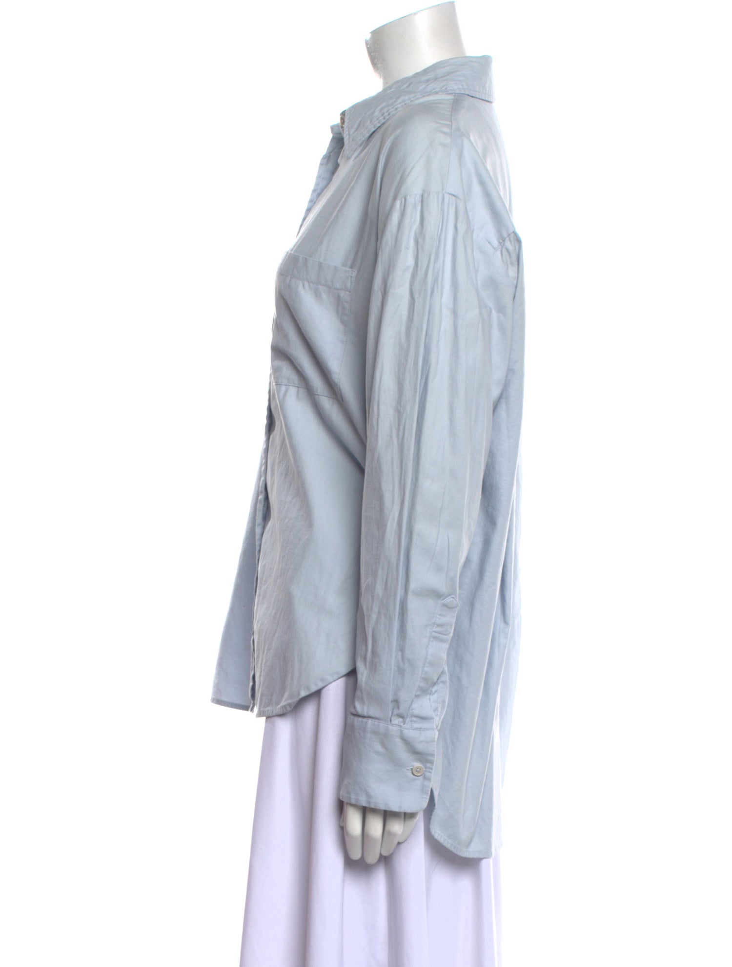 Reformation Long Sleeve Button-Up Top