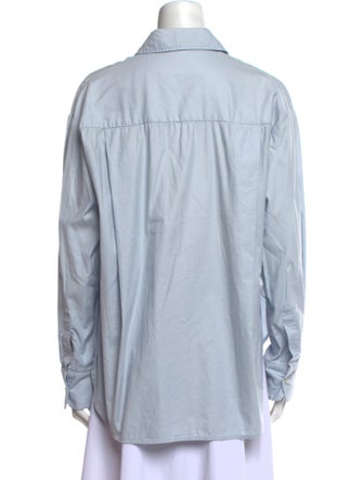 Reformation Long Sleeve Button-Up Top