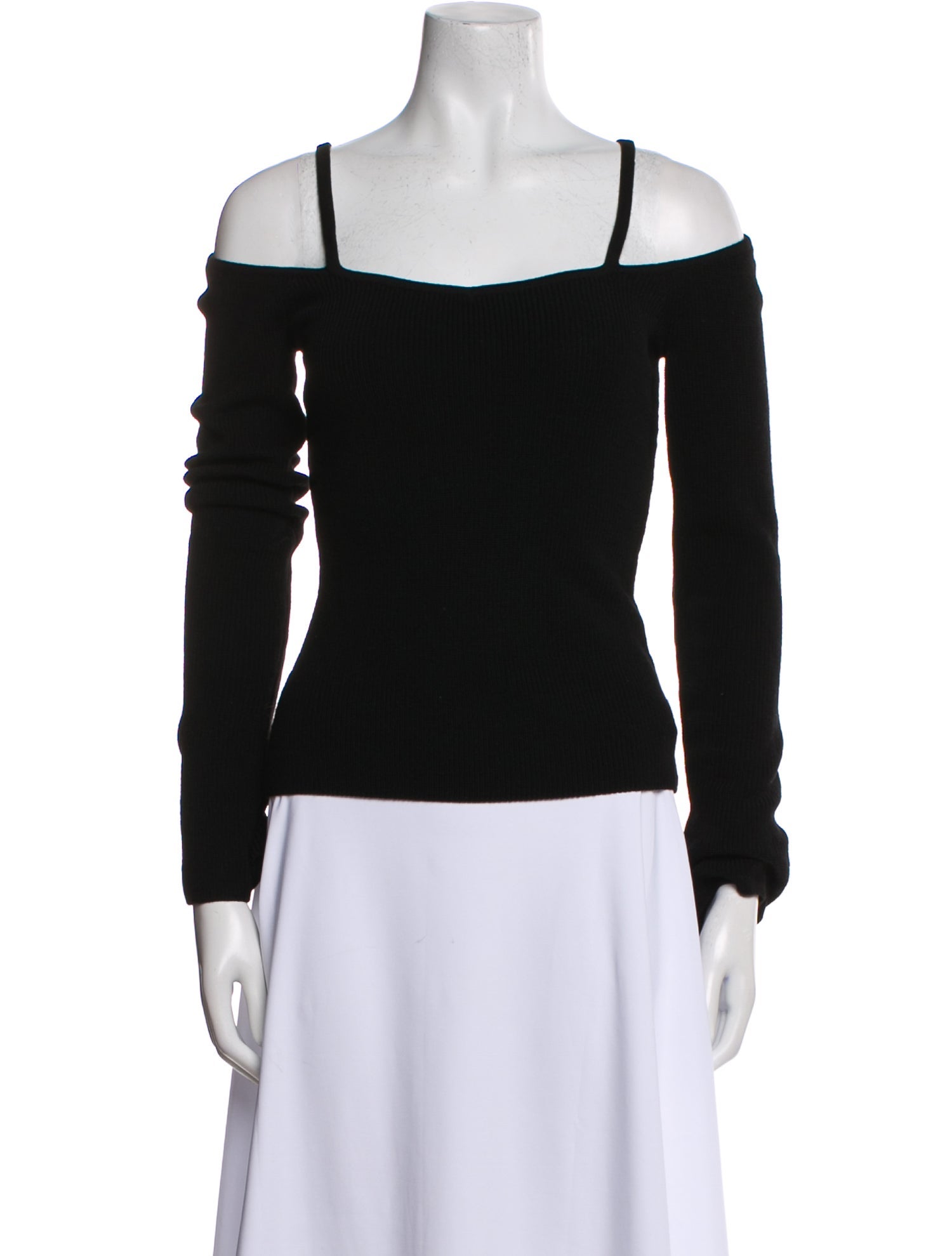 Reformation Merino Wool Off-The-Shoulder Sweater