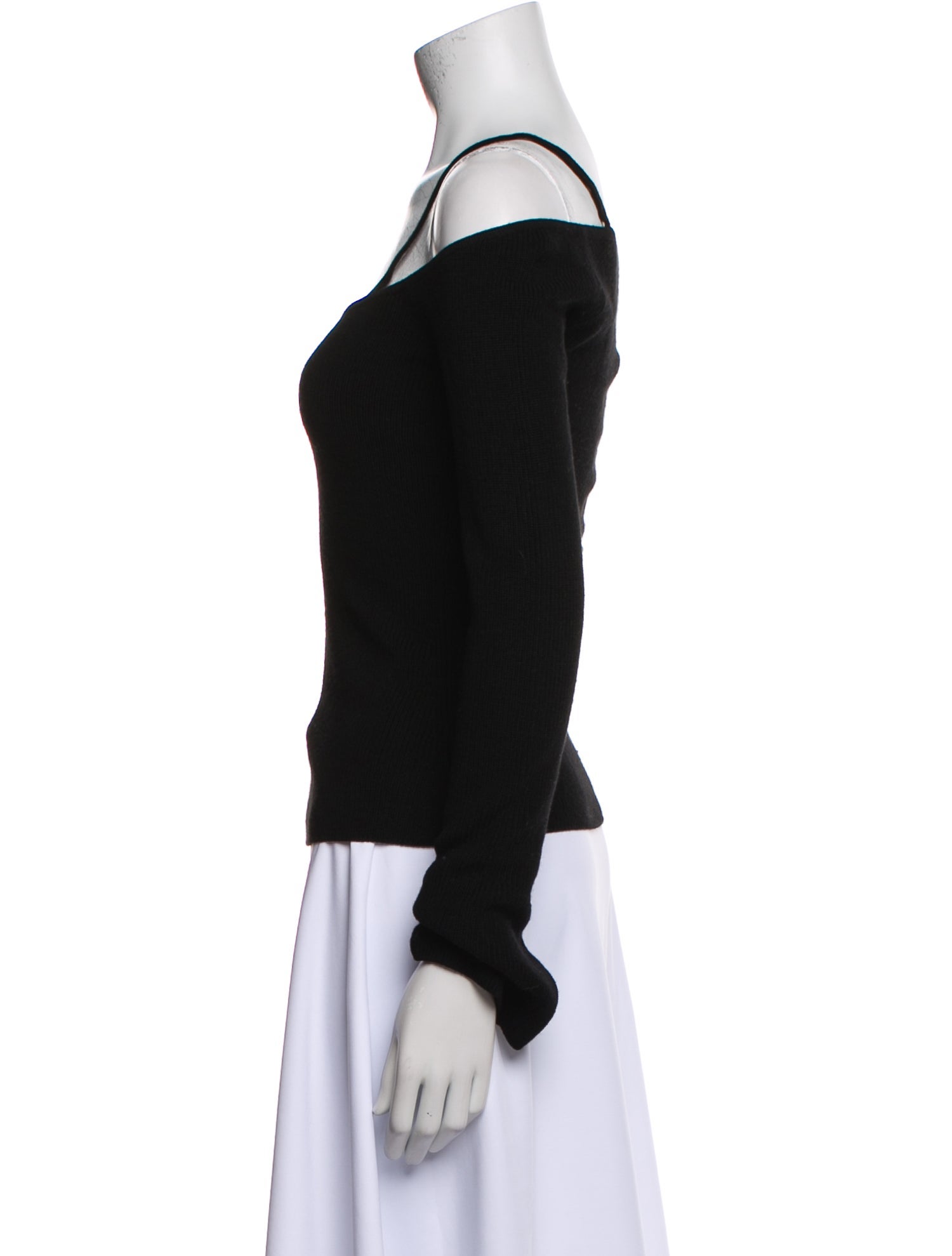 Reformation Merino Wool Off-The-Shoulder Sweater