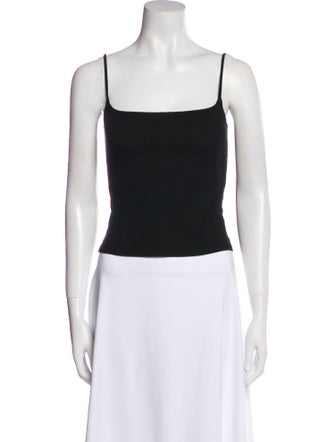 Reformation Square Neckline Sleeveless Crop Top