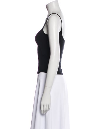 Reformation Square Neckline Sleeveless Crop Top