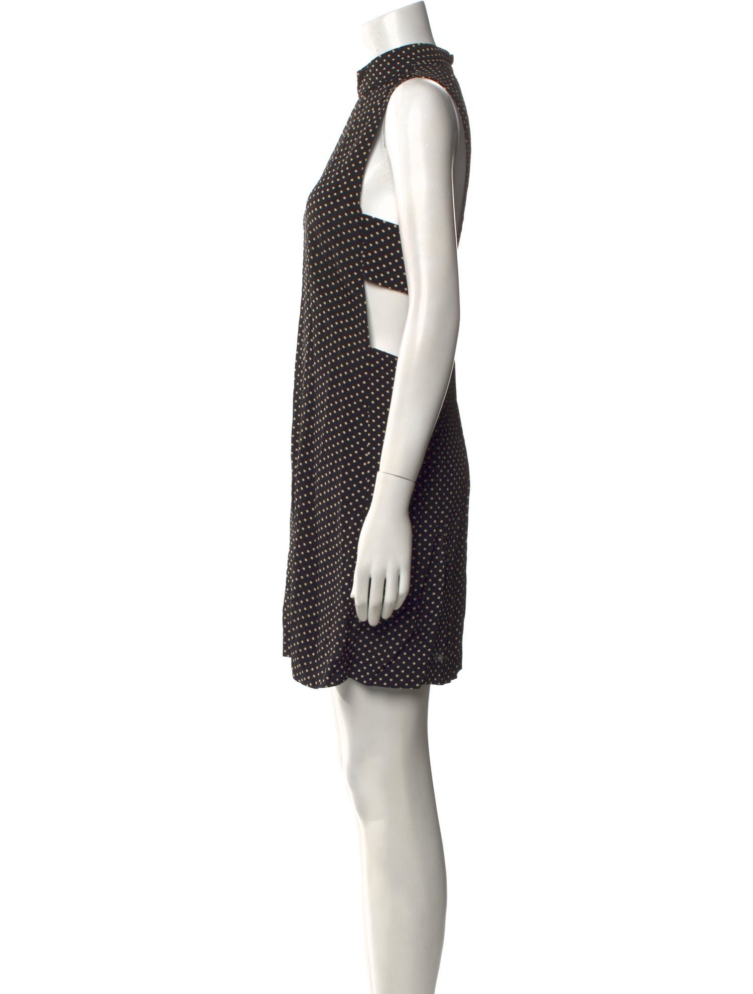 Reformation Polka Dot Print Mini Dress