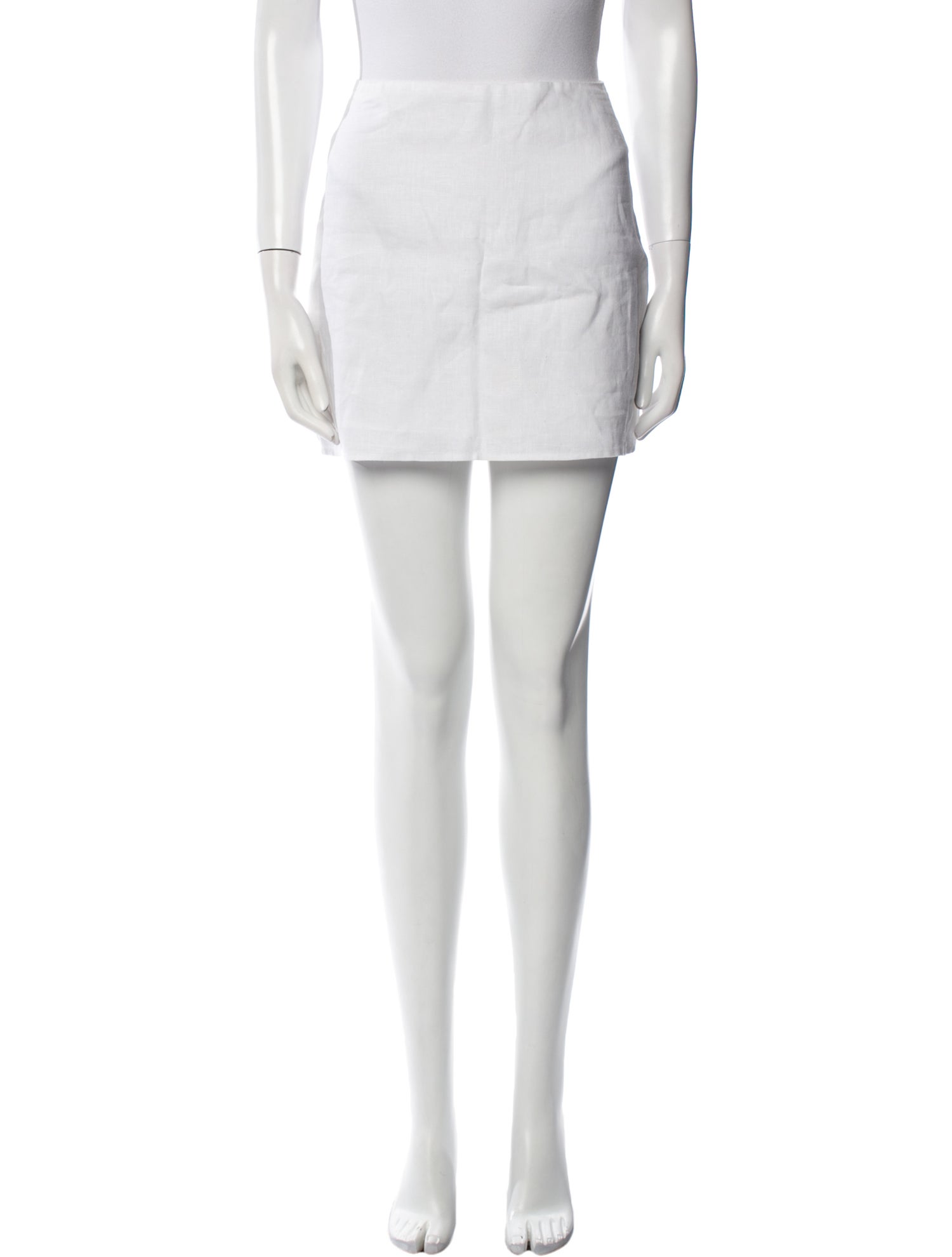 Reformation Linen Mini Skirt