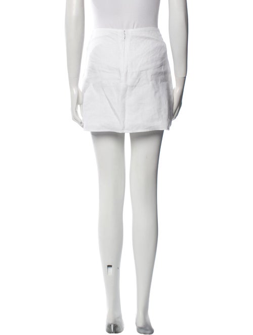 Reformation Linen Mini Skirt