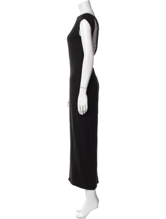 Reformation Bateau Neckline Long Dress