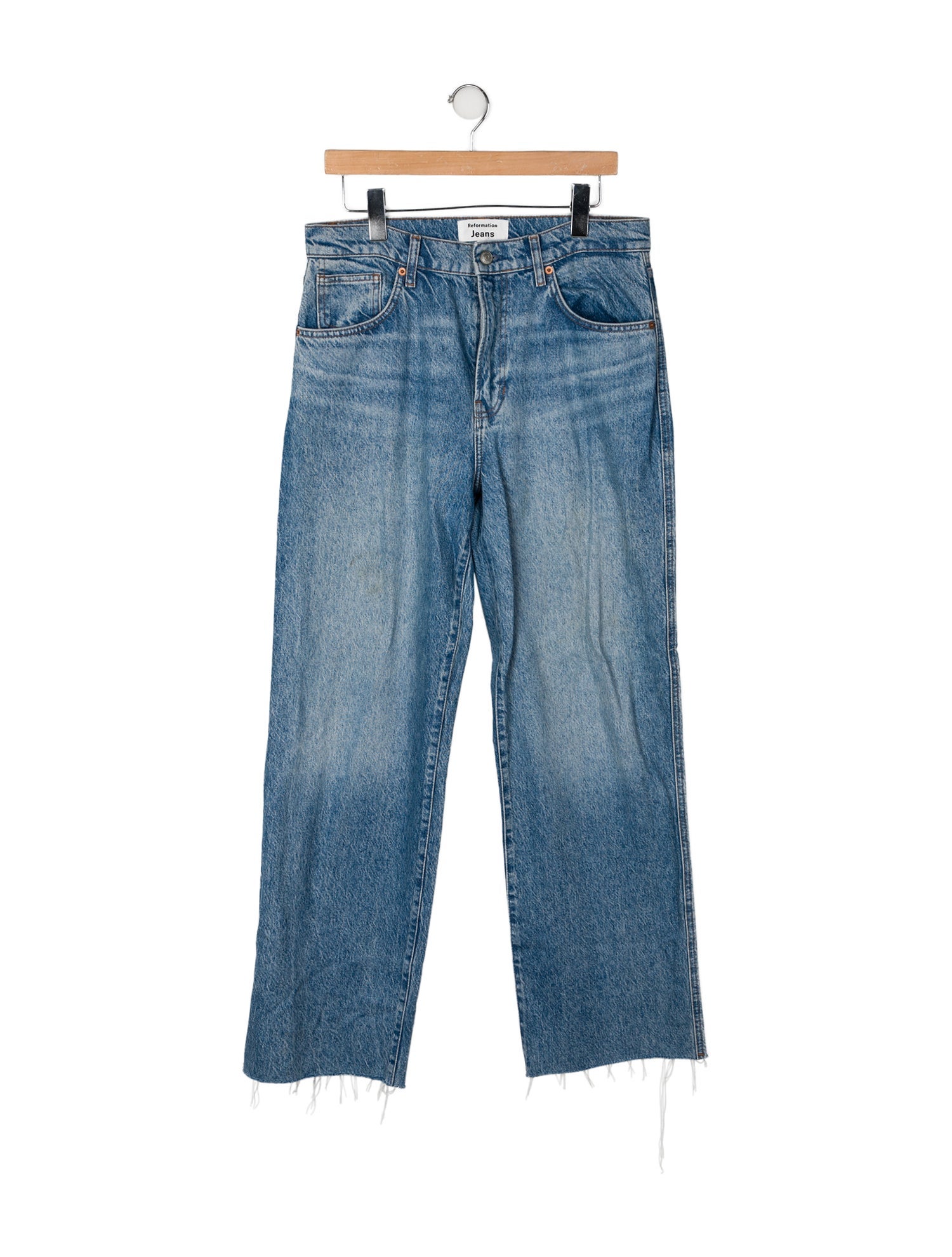 Reformation High-Rise Straight Leg Jeans