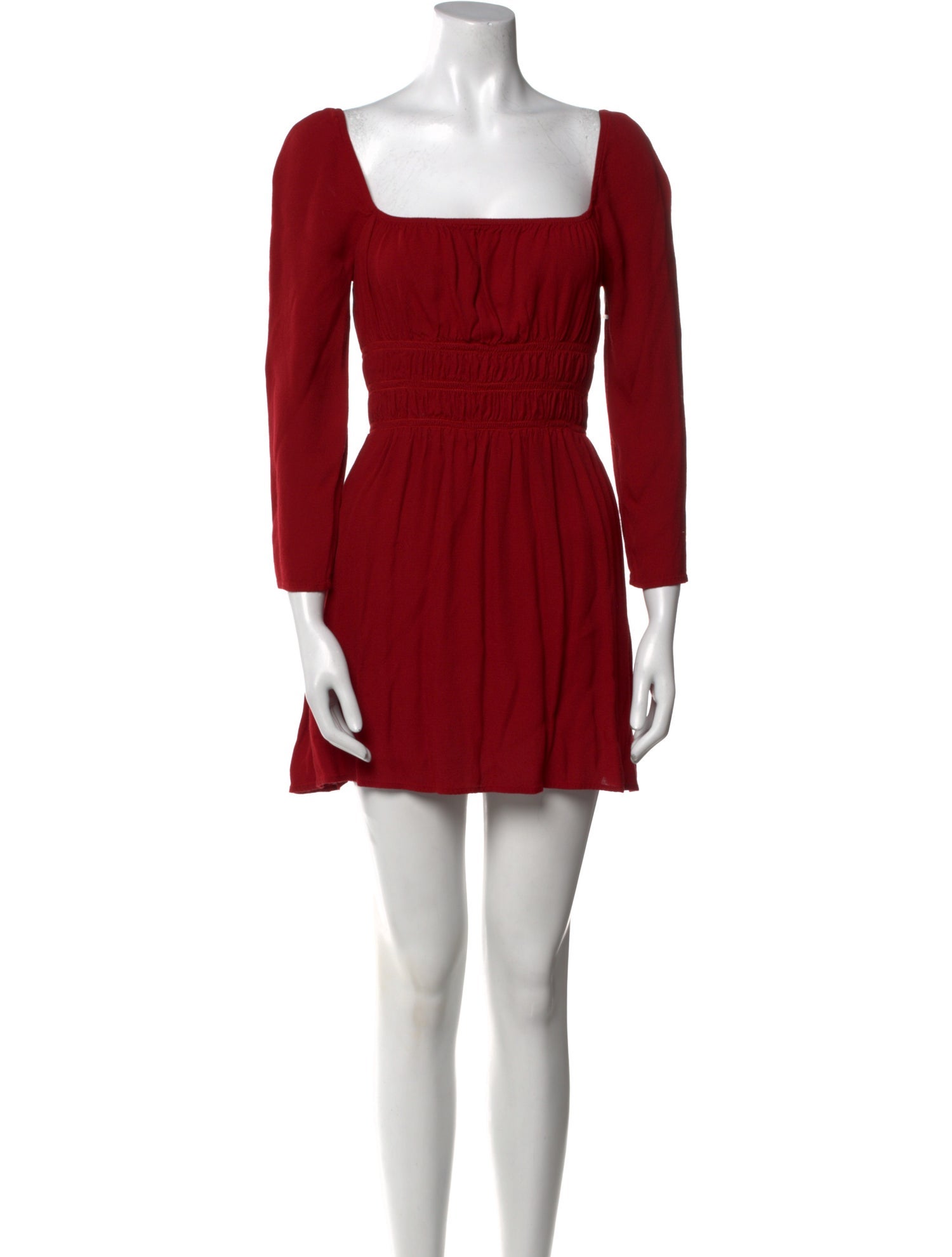Reformation Square Neckline Mini Dress