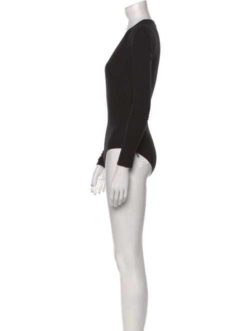 Reformation V-Neck Long Sleeve Bodysuit