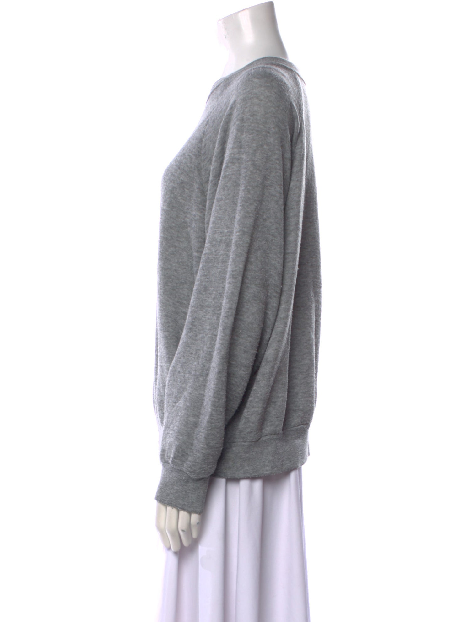 Reformation Bateau Neckline Long Sleeve Sweatshirt