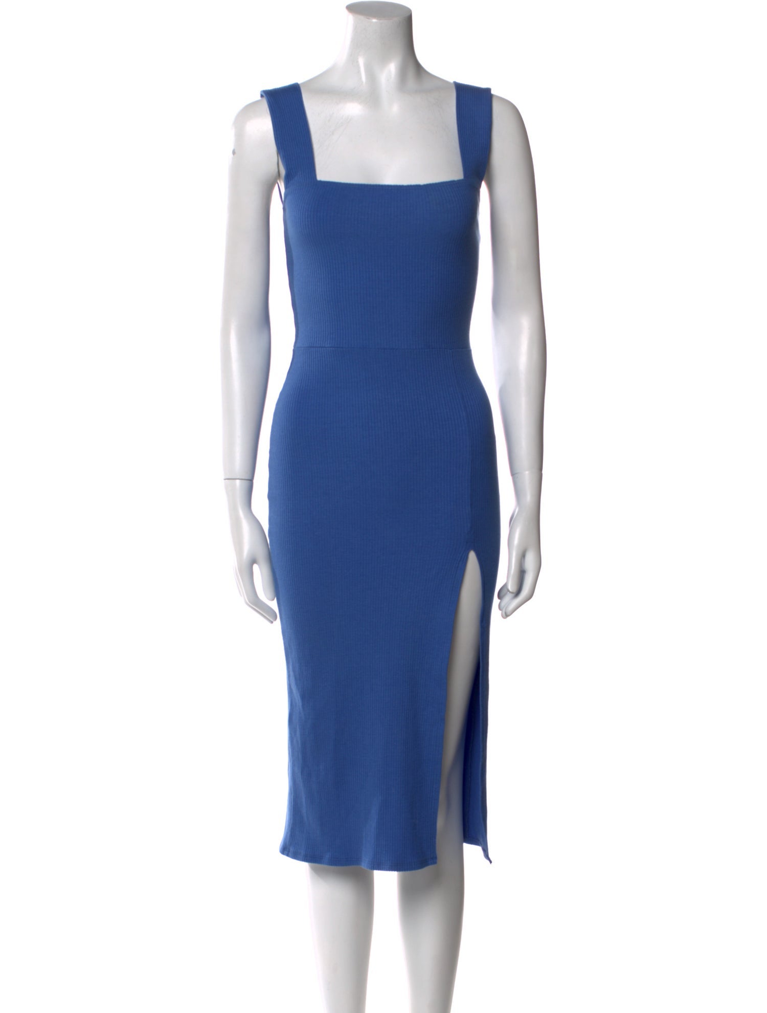 Reformation Square Neckline Midi Length Dress