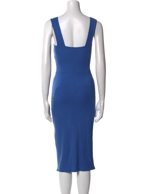 Reformation Square Neckline Midi Length Dress