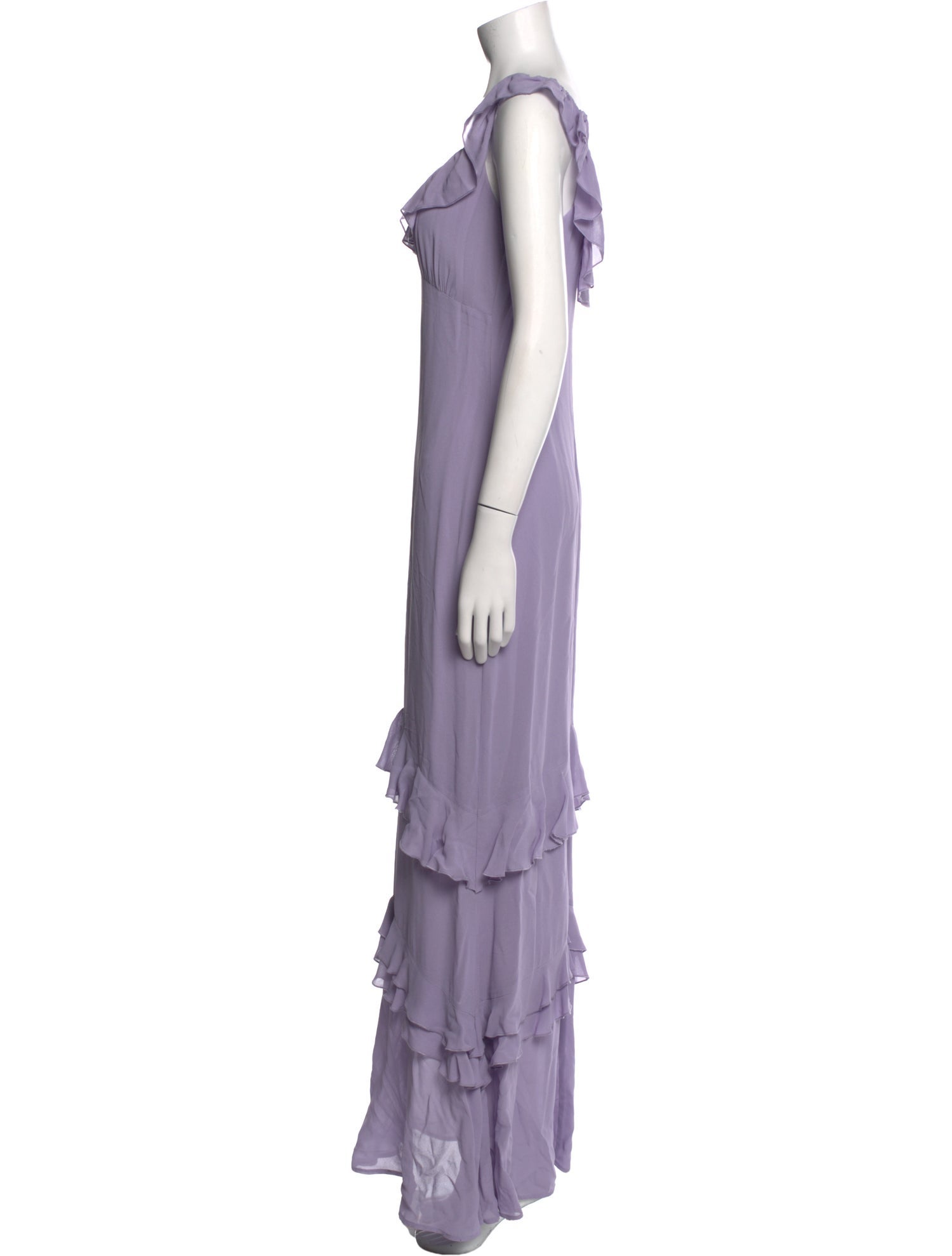 Reformation Scoop Neck Long Dress