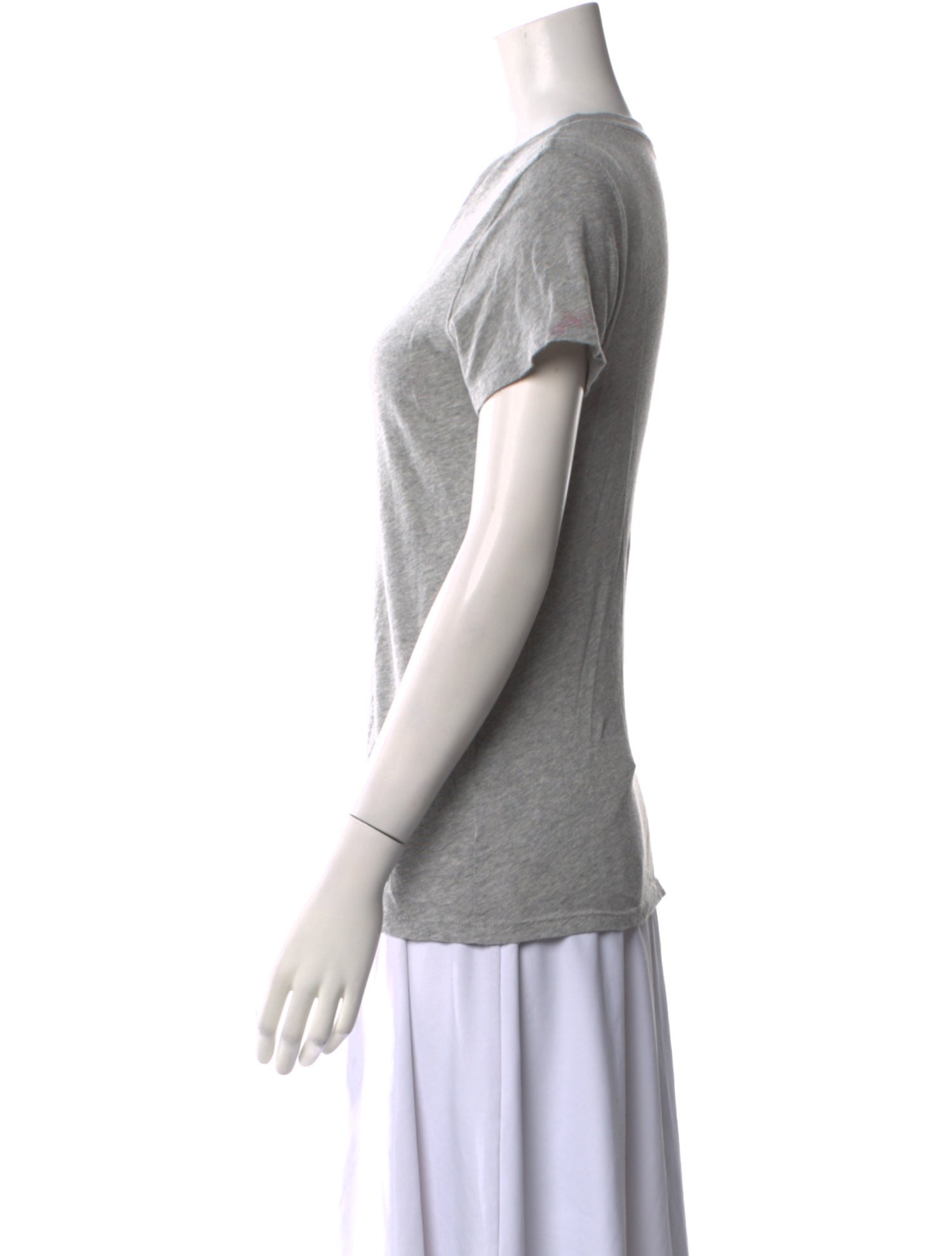 Reformation Scoop Neck Short Sleeve T-Shirt