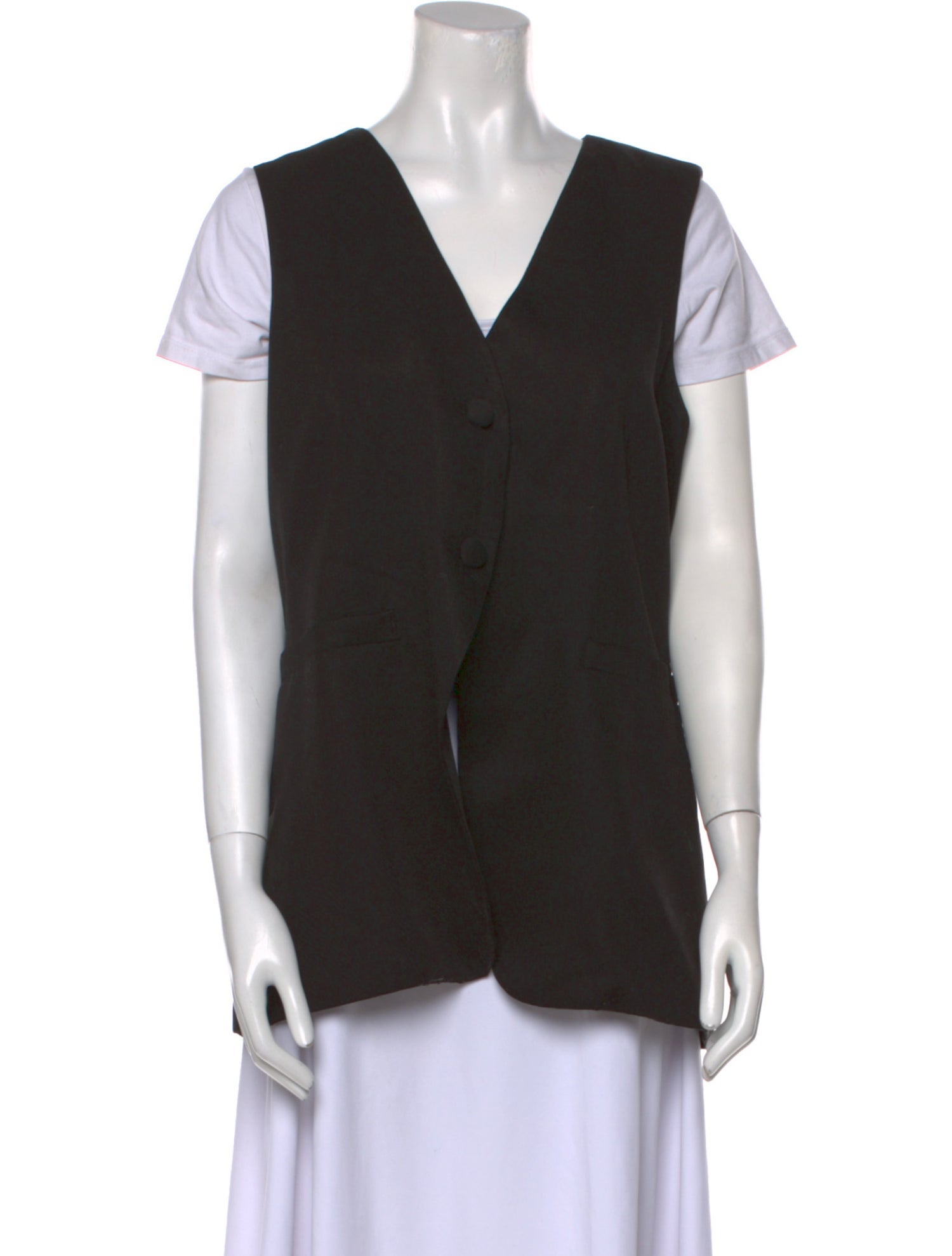 Reformation V-Neck Short Sleeve Blouse