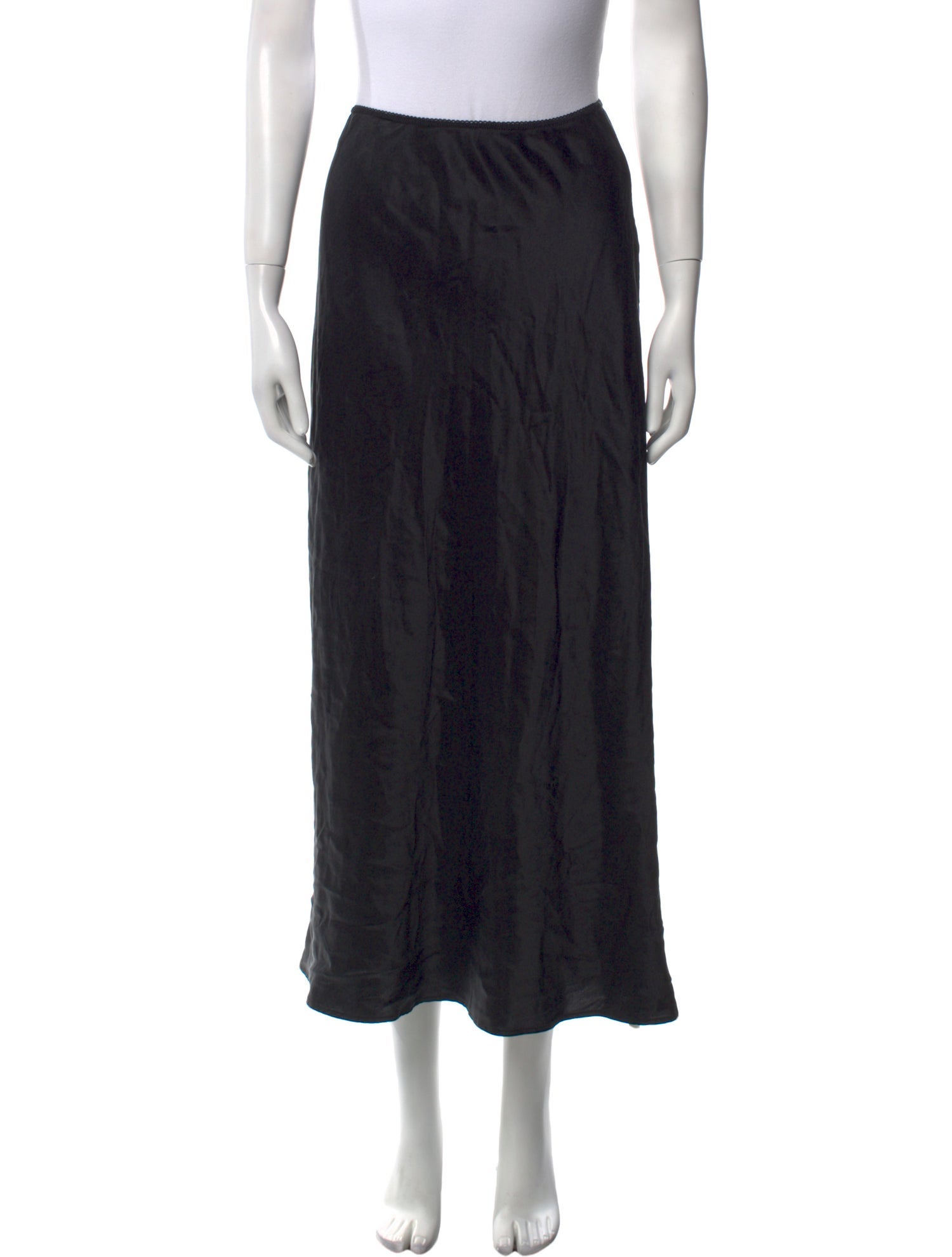 Reformation Silk Midi Length Skirt