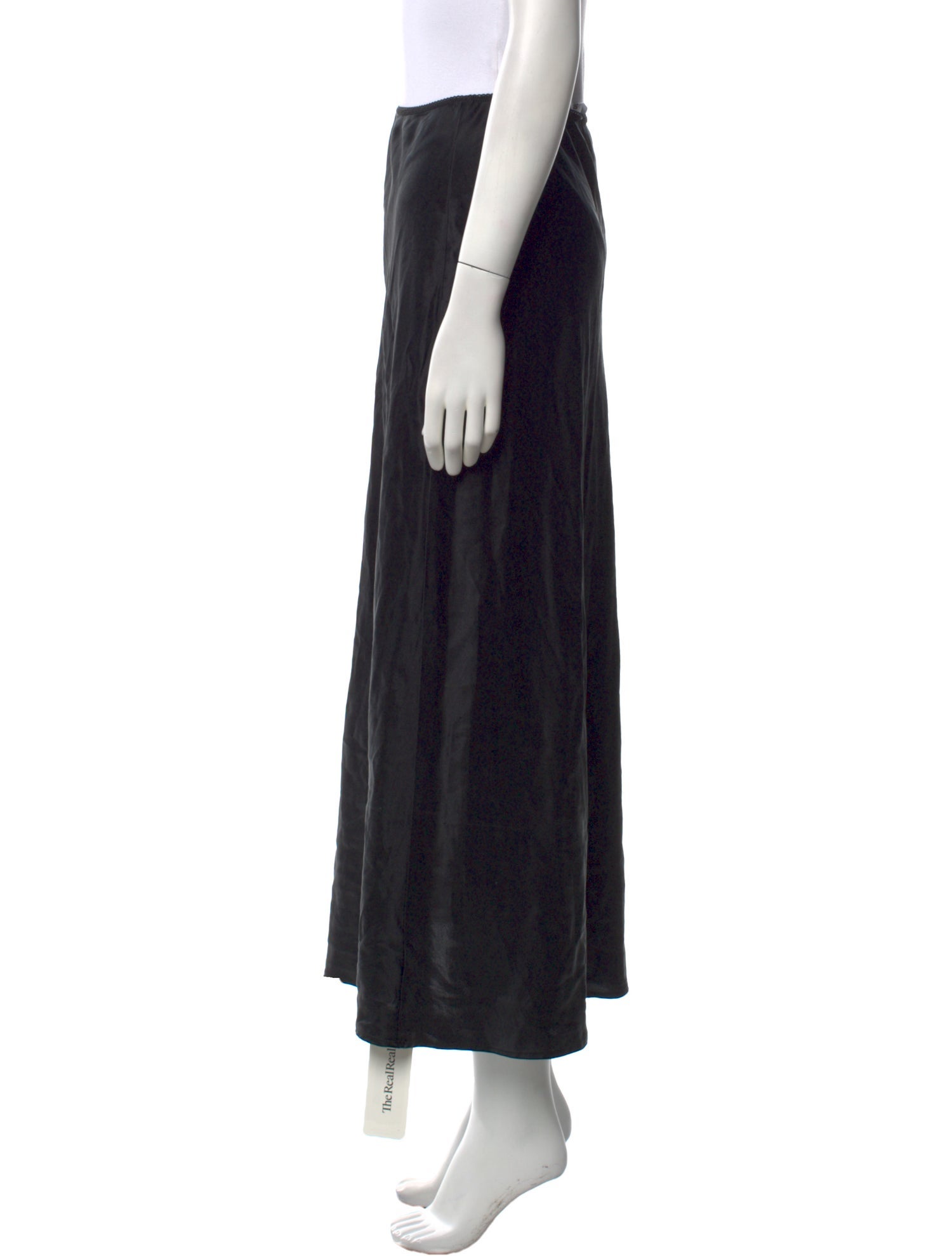 Reformation Silk Midi Length Skirt