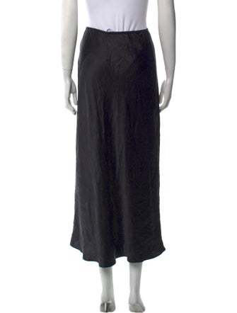 Reformation Silk Midi Length Skirt