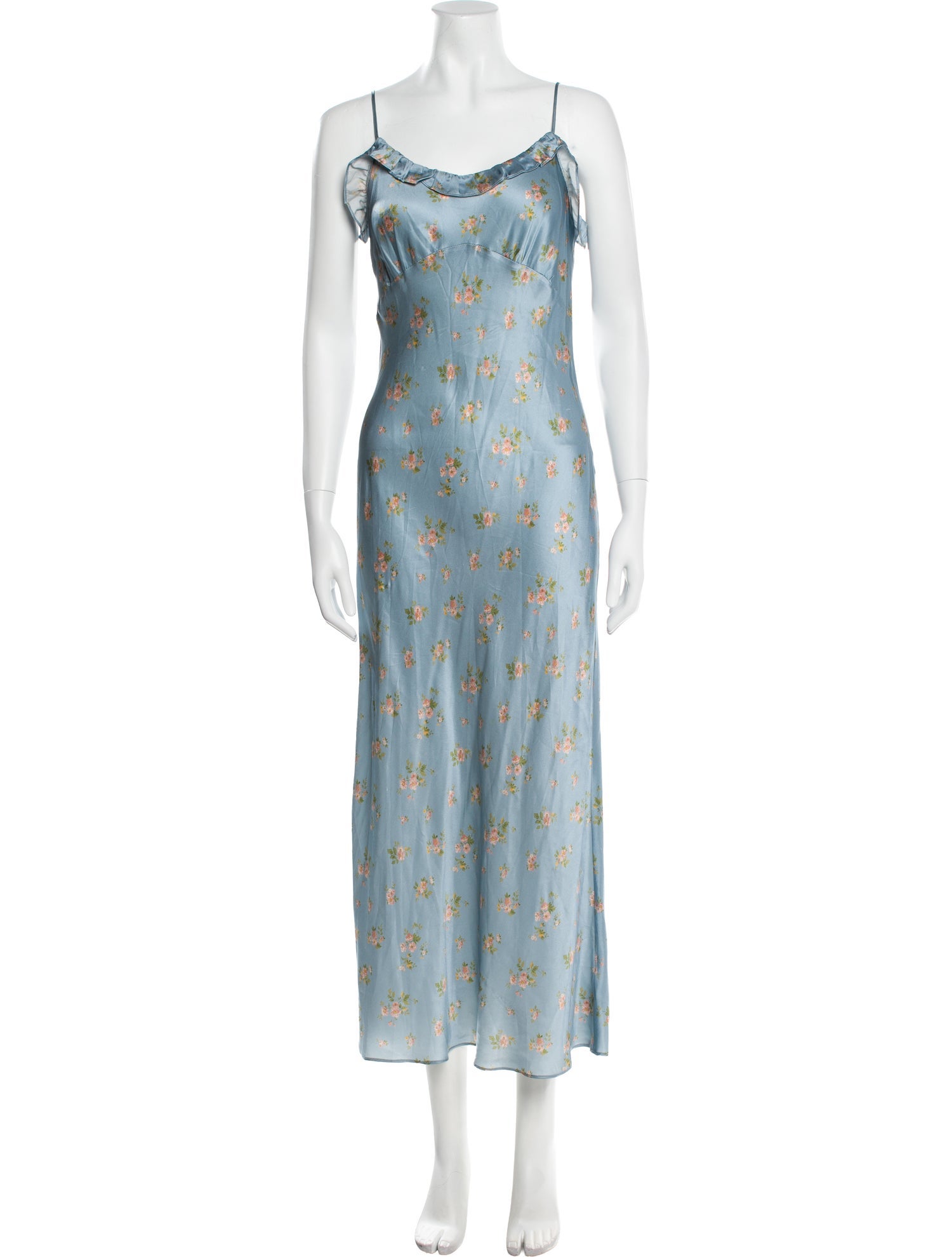 Reformation Silk Long Dress