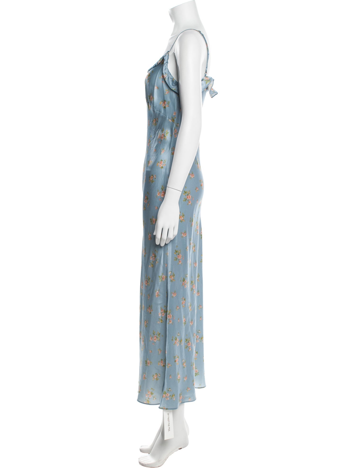 Reformation Silk Long Dress